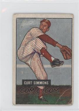 1951 Bowman - [Base] #111 - Curt Simmons [Poor to Fair]