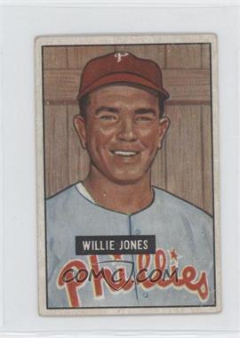 1951 Bowman - [Base] #112 - Willie Jones
