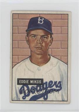 1951 Bowman - [Base] #117 - Eddie Miksis