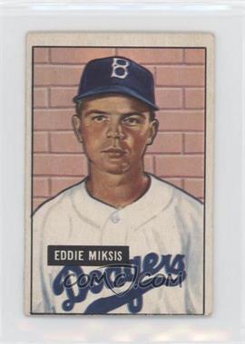 1951 Bowman - [Base] #117 - Eddie Miksis