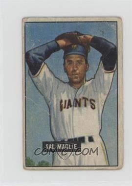1951 Bowman - [Base] #127 - Sal Maglie [Poor to Fair]