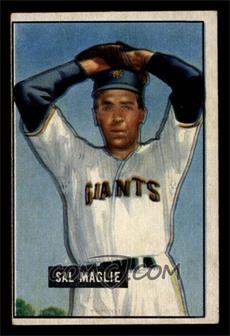 1951 Bowman - [Base] #127 - Sal Maglie [VG]