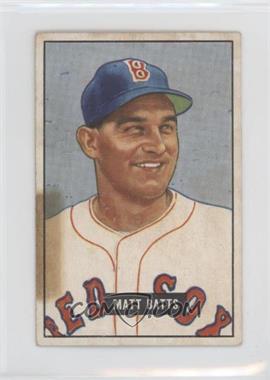 1951 Bowman - [Base] #129 - Matt Batts [Poor to Fair]