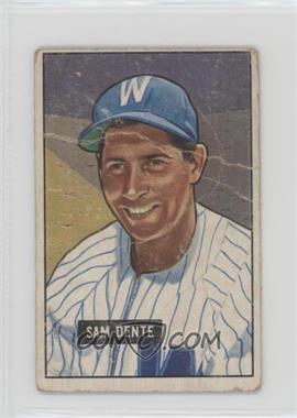 1951 Bowman - [Base] #133 - Sam Dente [COMC RCR Poor]