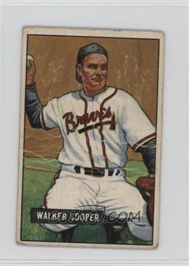 1951 Bowman - [Base] #135 - Walker Cooper [COMC RCR Poor]