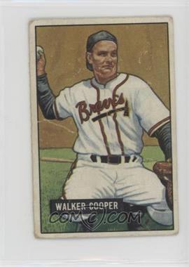 1951 Bowman - [Base] #135 - Walker Cooper [Poor to Fair]