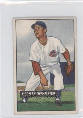 1951 Bowman - [Base] #144 - Herm Wehmeier