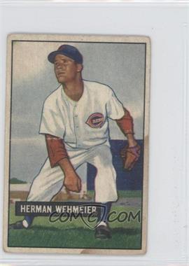 1951 Bowman - [Base] #144 - Herm Wehmeier [Good to VG‑EX]