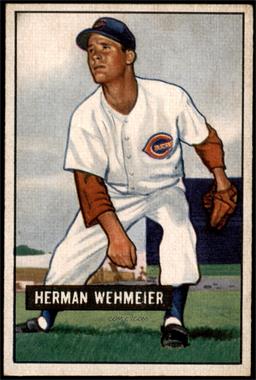 1951 Bowman - [Base] #144 - Herm Wehmeier [VG EX+]