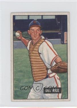 1951 Bowman - [Base] #156 - Del Rice