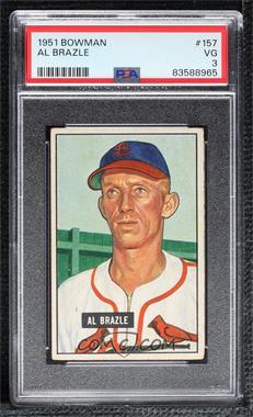 1951 Bowman - [Base] #157 - Al Brazle [PSA 3 VG]