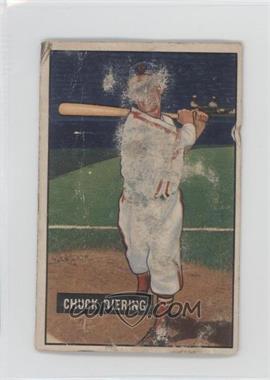 1951 Bowman - [Base] #158 - Chuck Diering [COMC RCR Poor]