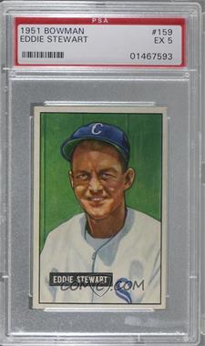 1951 Bowman - [Base] #159 - Eddie Stewart [PSA 5 EX]