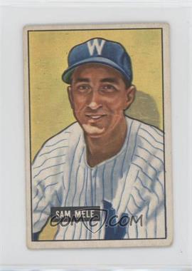 1951 Bowman - [Base] #168 - Sam Mele [Good to VG‑EX]