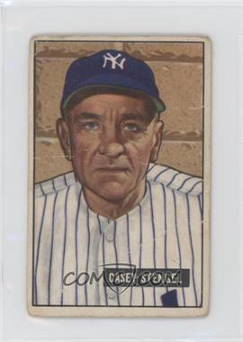 1951 Bowman - [Base] #181 - Casey Stengel [Poor to Fair]