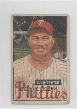 1951 Bowman - [Base] #184 - Eddie Sawyer