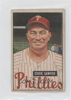 1951 Bowman - [Base] #184 - Eddie Sawyer