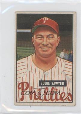 1951 Bowman - [Base] #184 - Eddie Sawyer