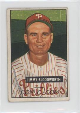 1951 Bowman - [Base] #185 - Jimmy Bloodworth [Good to VG‑EX]