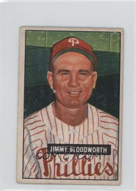 1951 Bowman - [Base] #185 - Jimmy Bloodworth [Good to VG‑EX]