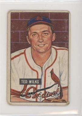 1951 Bowman - [Base] #193 - Ted Wilks [Good to VG‑EX]