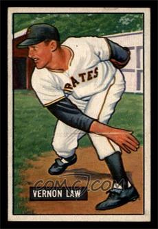 1951 Bowman - [Base] #203 - Vern Law [EX]