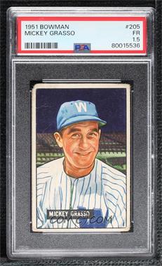 1951 Bowman - [Base] #205 - Mickey Grasso [PSA 1.5 FR]