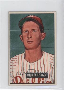 1951 Bowman - [Base] #221 - Dick Whitman