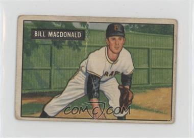 1951 Bowman - [Base] #239 - Bill MacDonald [Poor to Fair]