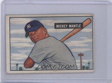 1951 Bowman - [Base] #253 - Mickey Mantle [Good to VG‑EX]