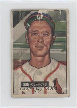 1951 Bowman - [Base] #264 - Don Richmond [Poor to Fair]
