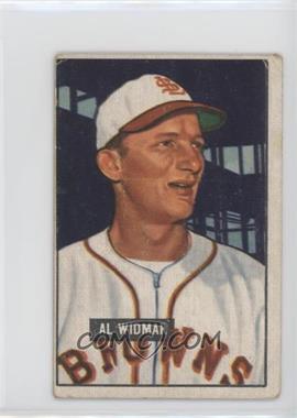 1951 Bowman - [Base] #281 - Al Widmar