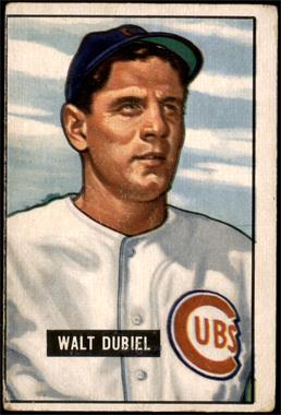 1951 Bowman - [Base] #283 - Walt Dubiel [FAIR]
