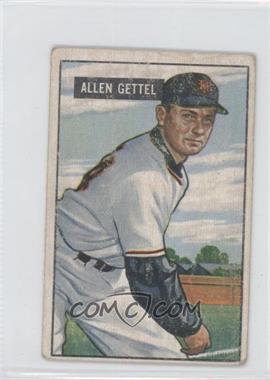 1951 Bowman - [Base] #304 - Allen Gettell [Good to VG‑EX]