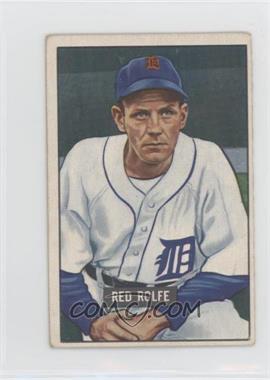 1951 Bowman - [Base] #319 - Red Rolfe