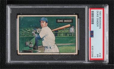 1951 Bowman - [Base] #32 - Duke Snider [PSA 1 PR]