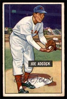 1951 Bowman - [Base] #323 - Joe Adcock [VG EX]