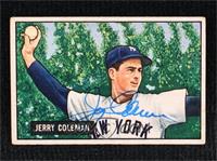 Jerry Coleman [JSA Certified COA Sticker]