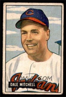 1951 Bowman - [Base] #5 - Dale Mitchell [FAIR]