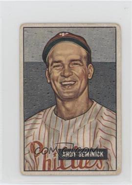1951 Bowman - [Base] #51 - Andy Seminick [Good to VG‑EX]
