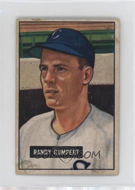 1951 Bowman - [Base] #59 - Randy Gumpert [Poor to Fair]