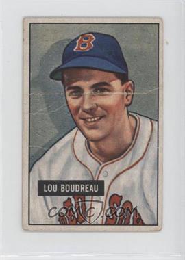 1951 Bowman - [Base] #62 - Lou Boudreau [Poor to Fair]