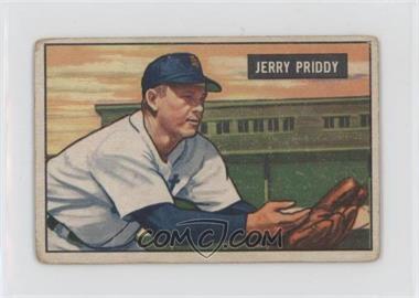 1951 Bowman - [Base] #71 - Jerry Priddy [Poor to Fair]