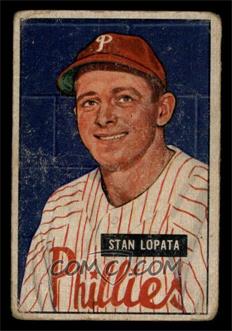 1951 Bowman - [Base] #76 - Stan Lopata [FAIR]