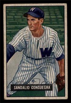 1951 Bowman - [Base] #96 - Sandy Consuegra [VG EX]