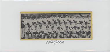 1951 Topps Teams - [Base] #_WASE - Washington Senators [Poor to Fair]