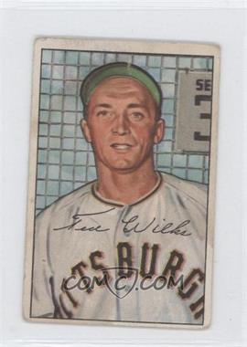 1952 Bowman - [Base] #138 - Ted Wilks [Noted]