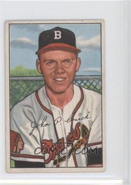 1952 Bowman - [Base] #192 - John Cusick [Noted]