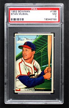 1952 Bowman - [Base] #196 - Stan Musial [PSA 7 NM]