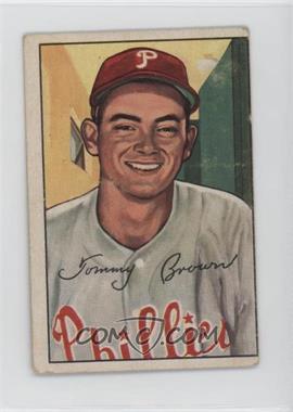 1952 Bowman - [Base] #236 - Tommy Brown [Good to VG‑EX]